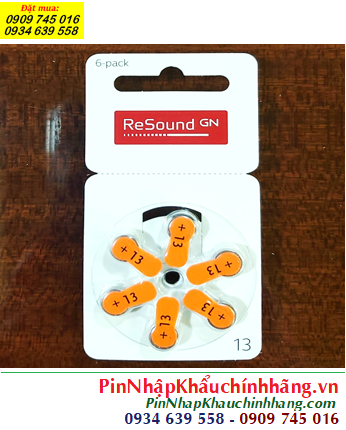 Pin máy trợ thính ReSound PR48, Pin số 13 _Pin máy điếc ReSound PR48/13 chính hãng /X.xứ Đức (Germany)